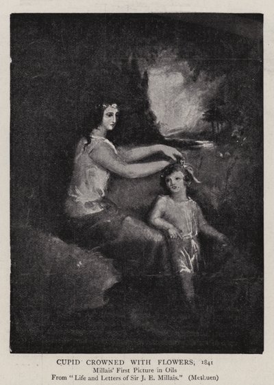 كيوبيد توج بالزهور ، 1841 بواسطة جون ايفرت ميليس